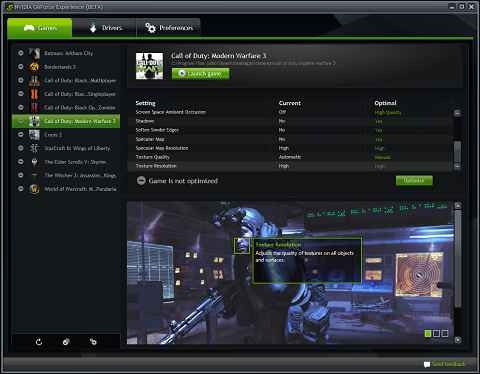 nvidia geforce experience